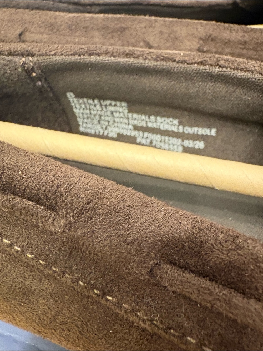Universal Thread Dark Brown Suede Moccasin Loafers with Tie Detail - Picture 9 of 10